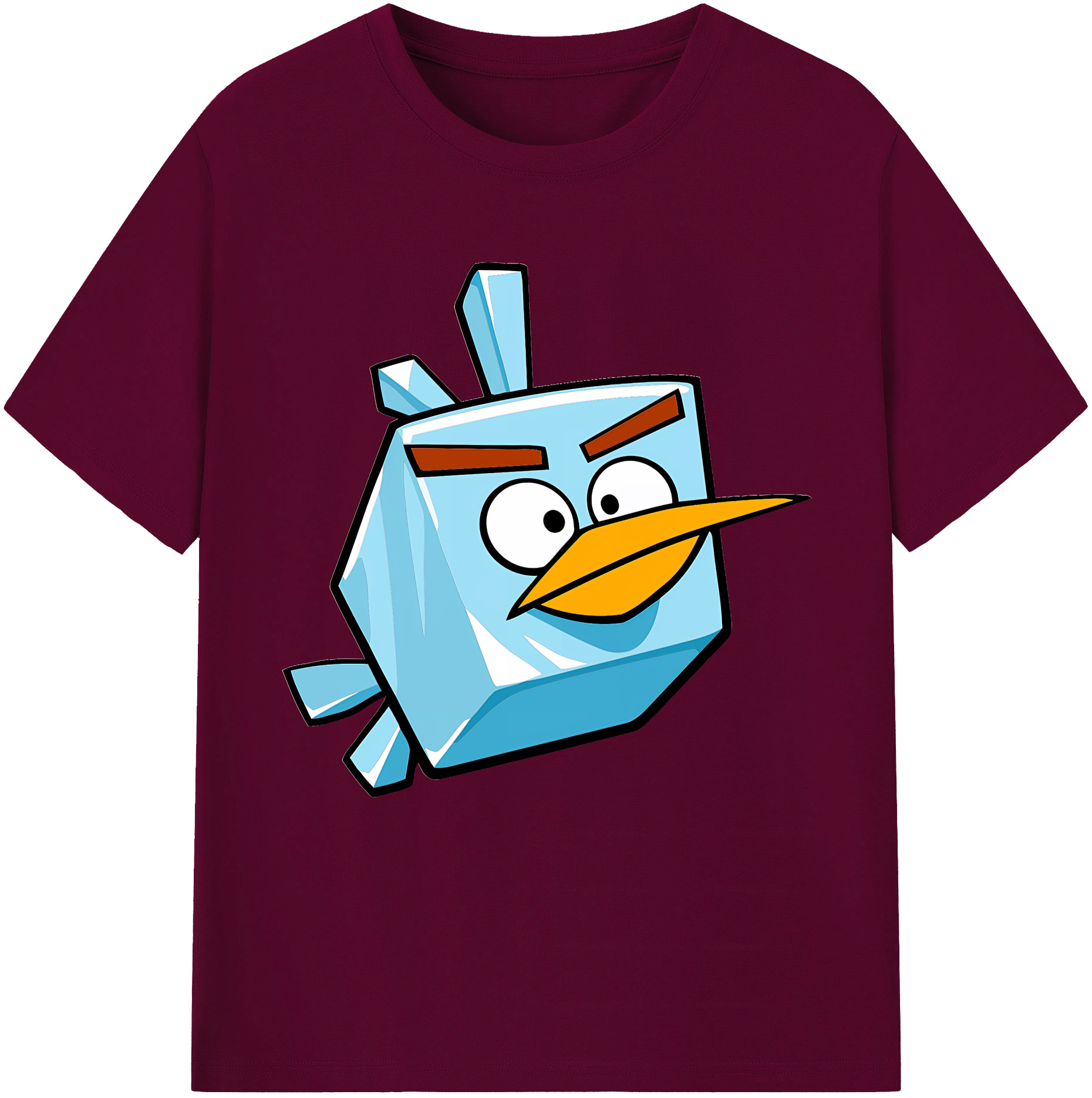 （画像用） Angry Birds アングリーバード レディースカジュアルプリントTシャツ（綿100％）